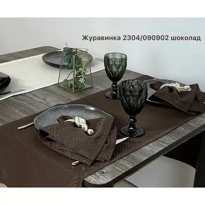 Дорожка Журавинка 2304/090902 ромбик цвет Темный шоколад в Красноярске Дорожка Журавинка 2304/090902 ромбик цвет Темный шоколад в Красноярске