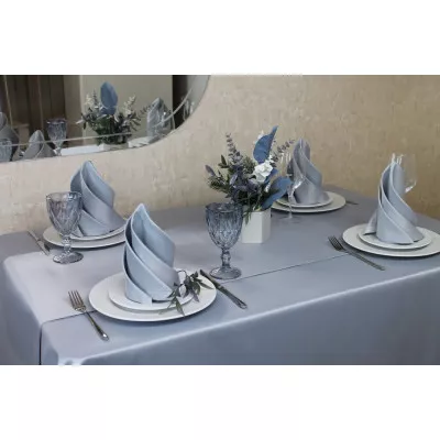 Скатерть Ричард 1346/260402 цвет Серебристый в Москве Скатерть Ричард 1346/260402 цвет Серебристый в Москве