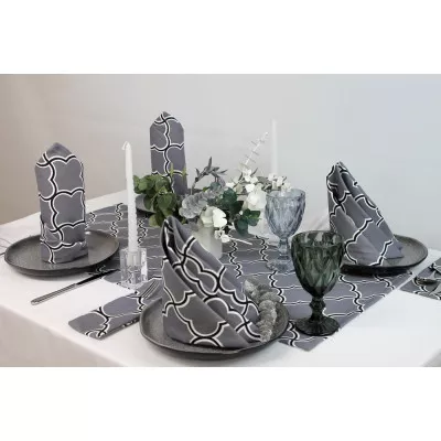 Скатерть коллекция "Art Teflon" цвет ART Deco grey в Москве Скатерть коллекция "Art Teflon" цвет ART Deco grey в Москве