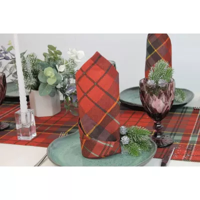 Скатерть коллекция "Art Teflon" цвет Scotland Terracot Straight в Москве Скатерть коллекция "Art Teflon" цвет Scotland Terracot Straight в Москве