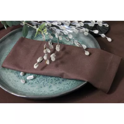 Скатерть Melano set cotton art 43-896 Brown шоколадный в Москве Скатерть Melano set cotton art 43-896 Brown шоколадный в Москве