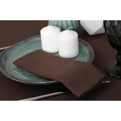 Скатерть Melano set cotton art 43-896 Brown шоколадный в Москве Скатерть Melano set cotton art 43-896 Brown шоколадный в Москве