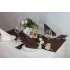 Скатерть Melano set cotton art 43-896 Brown шоколадный в Москве Скатерть Melano set cotton art 43-896 Brown шоколадный в Москве