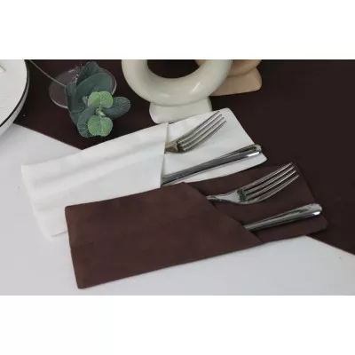 Скатерть Melano set cotton art 43-896 Brown шоколадный в Москве Скатерть Melano set cotton art 43-896 Brown шоколадный в Москве