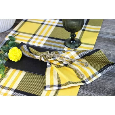 Скатерть коллекция "Art Teflon" цвет ART scotland yellow-black в Прокопьевске Скатерть коллекция "Art Teflon" цвет ART scotland yellow-black в Прокопьевске