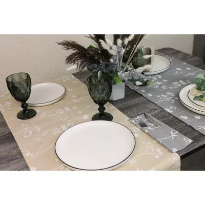 Дорожка коллекция "Art Teflon" цвет ART Teflon Flora beige в Москве Дорожка коллекция "Art Teflon" цвет ART Teflon Flora beige в Москве
