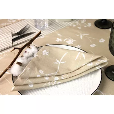 Дорожка коллекция "Art Teflon" цвет ART Teflon Flora beige в Москве Дорожка коллекция "Art Teflon" цвет ART Teflon Flora beige в Москве