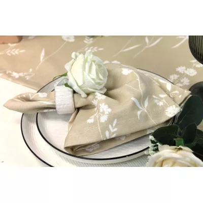 Наперон коллекция "Art Teflon" цвет ART Teflon flora beige в Красноярске Наперон коллекция "Art Teflon" цвет ART Teflon flora beige в Красноярске